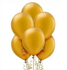 100'LÜ GOLD SARI METALİK BALON