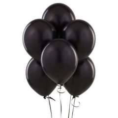 100'LÜ SİYAH METALİK BALON
