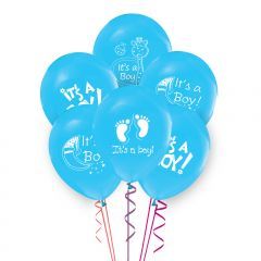 100'LÜ IT'S A BOY BASKILI BABY SHOWER BALON