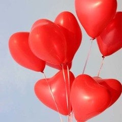 100'LÜ KALP BALON