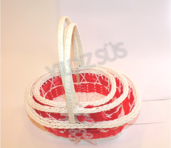3'LÜ OVAL SEPETLER