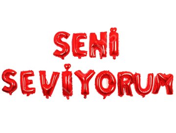 SENİ SEVİYORUM FOLYO BALON